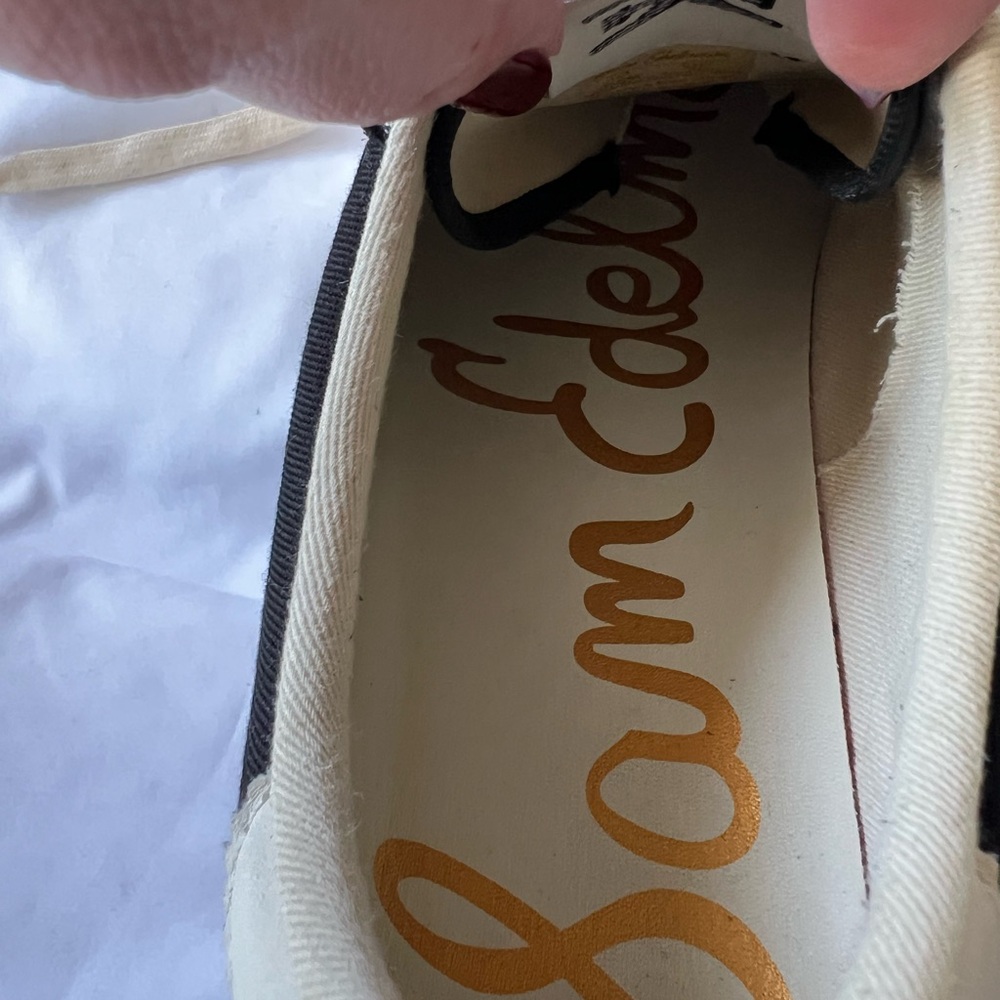 Sam Edelman Simone Platform Black and Cream Low-Top Sneakers NWOT - Picture 10 of 14